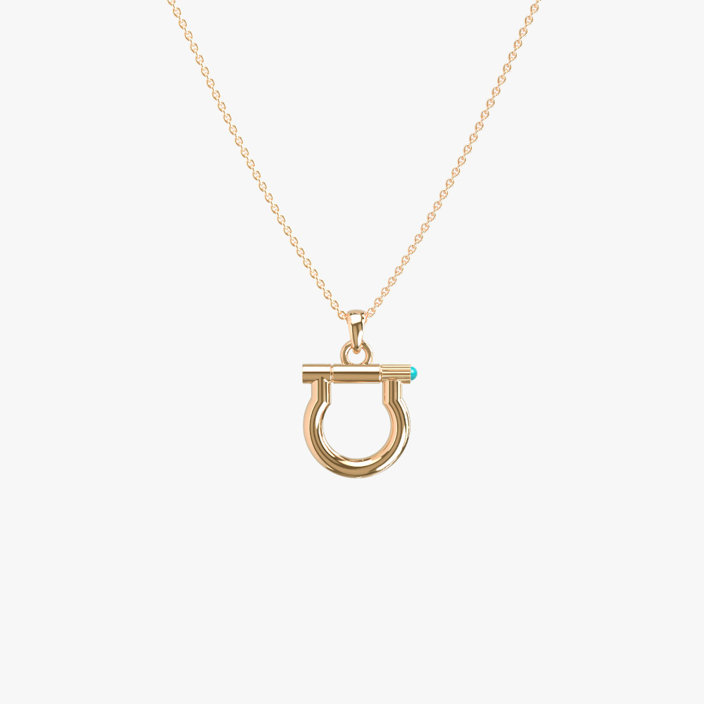 Collana e Pendente in Oro 18k Giallo