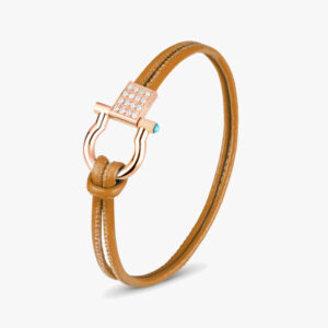 Bracciale nautico in oro 18k e diamanti