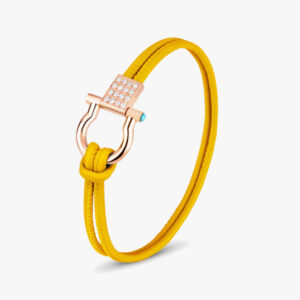 Bracciale nautico in oro 18k e diamanti